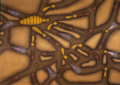 Socium - a Paint Artowrk by Acryllic